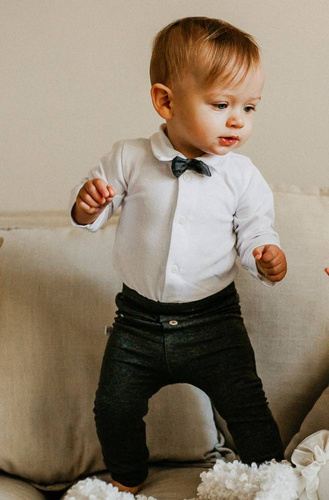 Body z kołnierzykiem Ceremony Eevi - biały