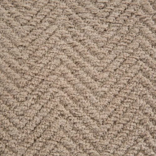 Koc narzuta z frędzlami Milo Eurofirany beżowy 