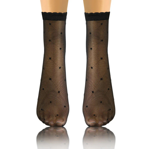 Skarpetki damskie Sesto Senso wzór 02 kropki 