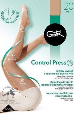 Rajstopy Gatta Control Press 20 den golden