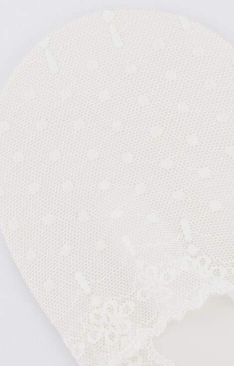 SN052 Baleriny stopki damskie Noviti - białe