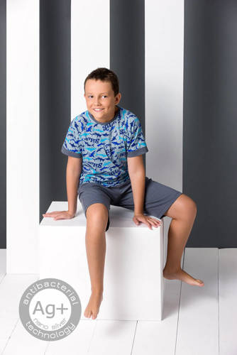 Piżama chłopięca PY2007 Passion grafit