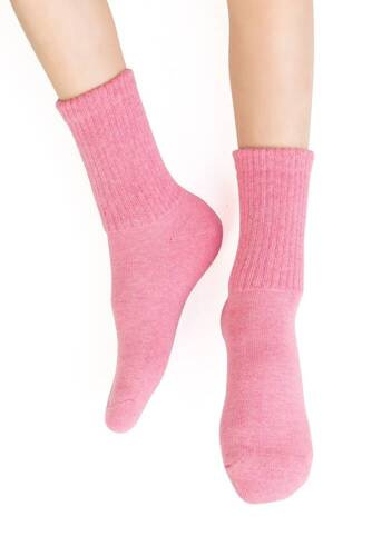 Skarpety dziecięce Frotte Sport art.020 Steven - 042 różowy melanż