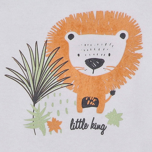 Rampers bawełniany Lion Nini  