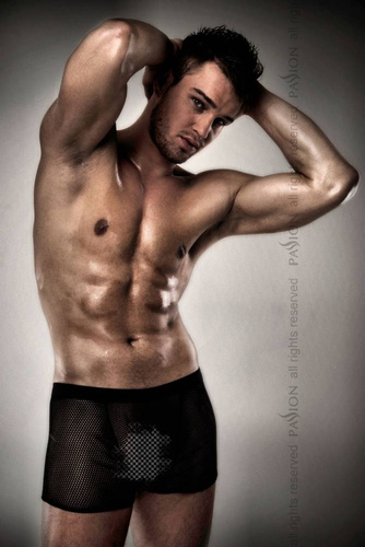 Bokserki Męskie 004 Passion czarny