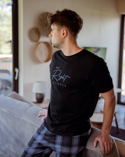 Sensis Piżama męska Victor - czarny