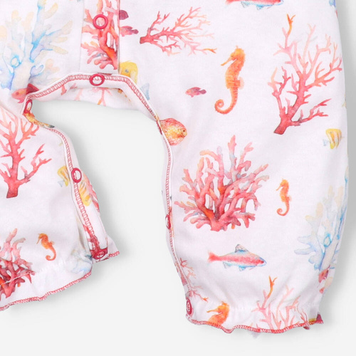 Spodnie ogrodniczki z bawełny organicznej Ocean Nini