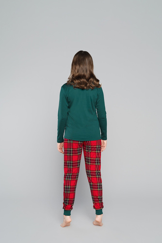 Piżama dziecięca Santa Italian Fashion- zielony