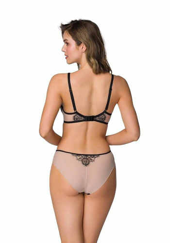 Biustonosz push-up Mat M-3804/11/1 Frances beżowy-czarny