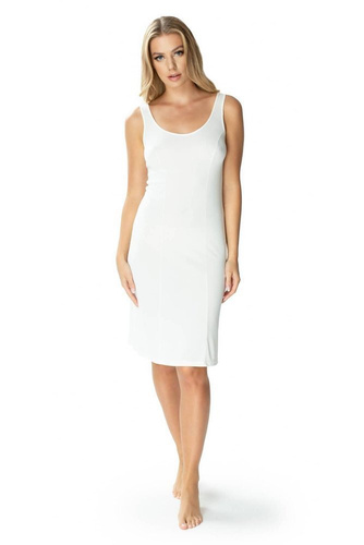 4126 Amanda halka koszula nocna damska Mewa biały