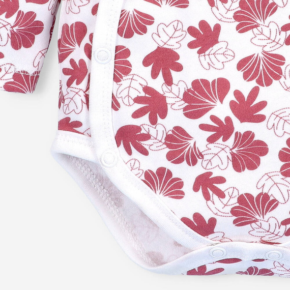 Body kopertowe z bawełny organicznej Wesoła Panda Nini druk