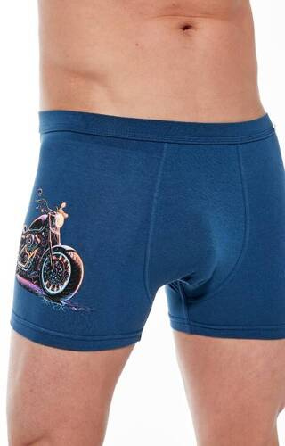 Bokserki męskie Tattoo 280/232 Motorcy Cornette morski