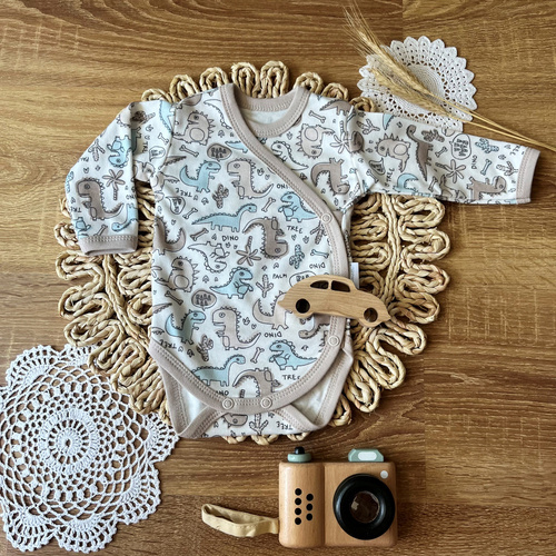 Body kopertowe z długim rękawem BD13826 Dino Mamatti