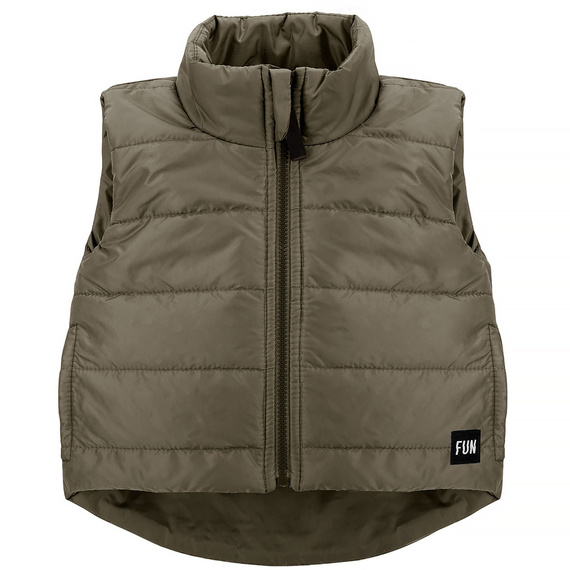 Kamizelka rozpinana Fun Time Pinokio - zielony