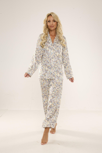 Piżama damska 721 Aster De Lafense - łączka