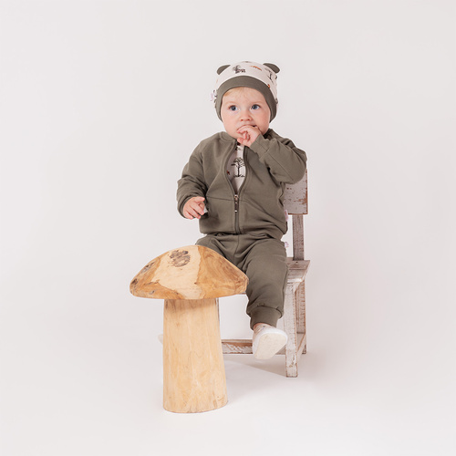 Nicol Yogi Bear Spodnie dresowe 218273 – khaki, bawełniane