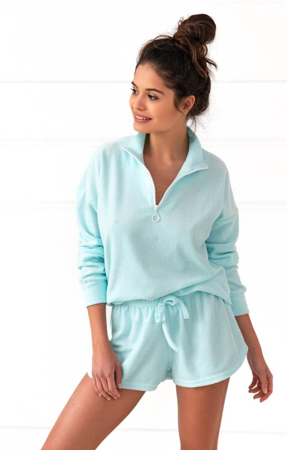 Piżama damska Tabby Sensis - miętowy