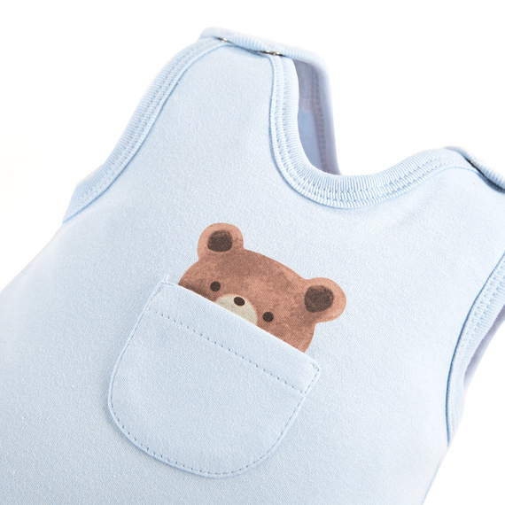 Śpiochy niemowlęce Cars & Bears Eevi- niebieski