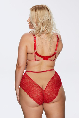 Figi damskie  P-795/3 Kinga czerwony