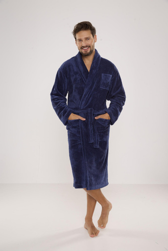 811 Plusz szlafrok męski De Lafense - jeans