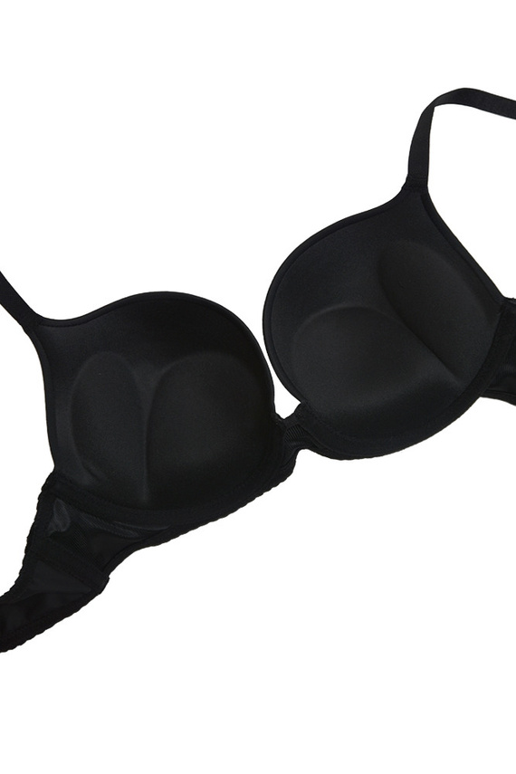 Biustonosz super push up 19010 Lorita Mediolano czarny