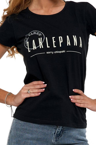 Bluzka damska BD1300-100 ,,Zaklepana" Moraj - czarny