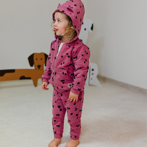 Komplet dresowy Dogs & Spots Eevi -jagodowy