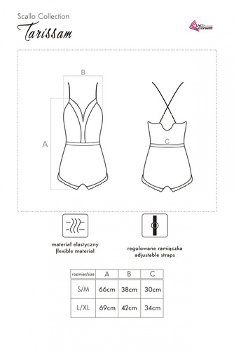 Komplet damski Tarissam Black LC 90565 LivCo Corsetti Fashion  