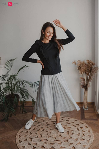 Bluzka do karmienia Milky Waves Milk&Love czarny