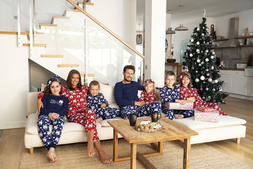 Piżama dziewczęca Czoka Italian Fashion- czerwony