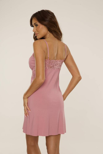 Koszula nocna 639 Noela Forex - brudny róż