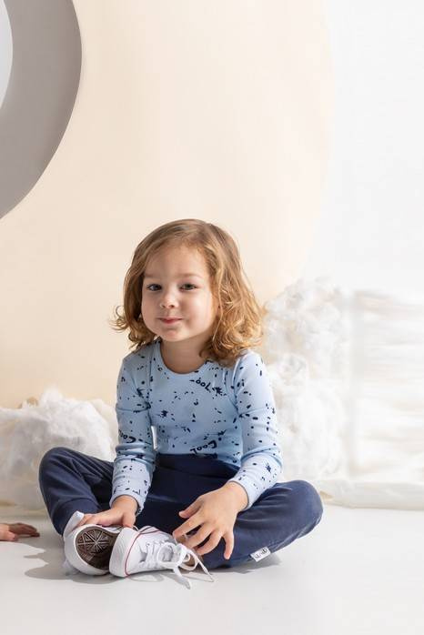 Body z nadrukiem, długi rękaw 185101 Maks Nicol