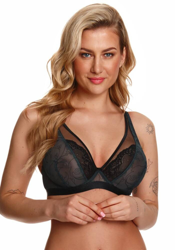 Biustonosz miękki 2415 bralette Lupoline- zielony