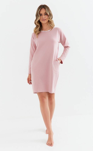 Koszula nocna 428 Cana -pudrowy róz