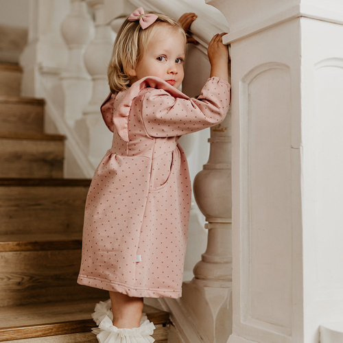 Sukienka z długim rękawem Hearts & Bears Eevi - różowa