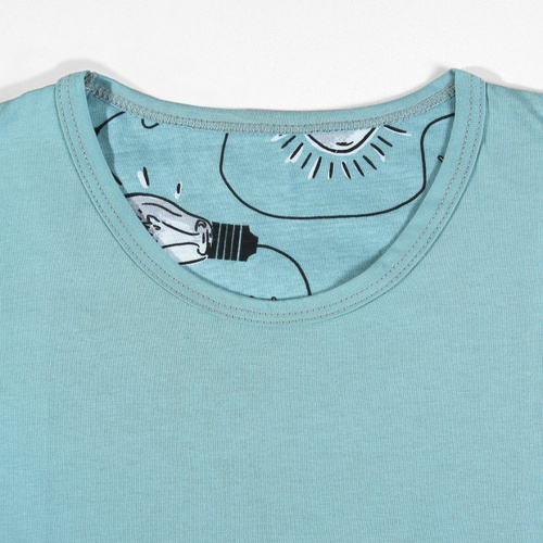 Bawełniana piżama męska 2431/6 Sesto Senso - żarówki 