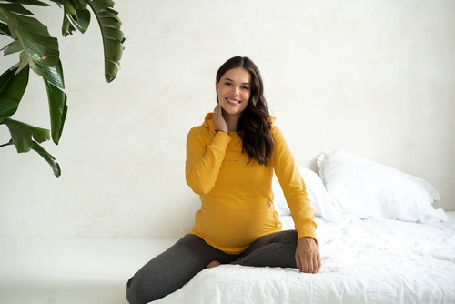 Bluza do karmienia Milk Please Milk&Love z kapturem banana