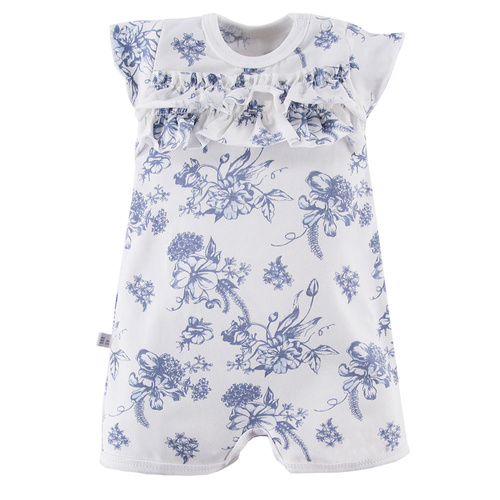 Rampers niemowlęcy Botanic Eevi - biały druk