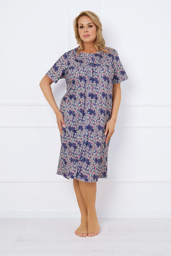 Koszula do karmienia z krótkim rękawem Bonaria Italian Fashion - druk