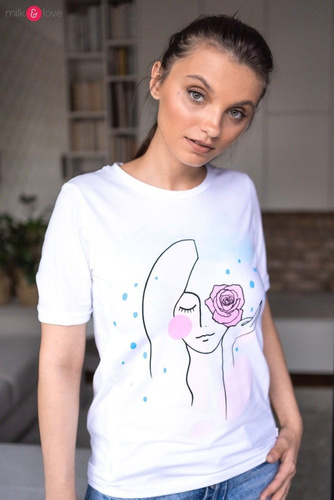 Boob bluzka do karmienia Milk&Love biały