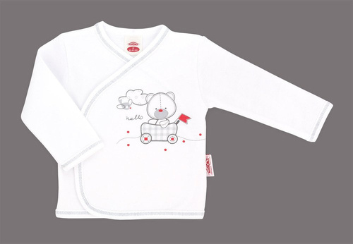 Koszulka niemowlęca  "ORGANIC WHITE" Makoma  