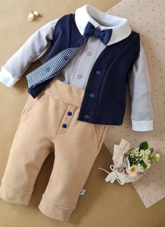 Body 045DR Little Gentleman Marija - szary