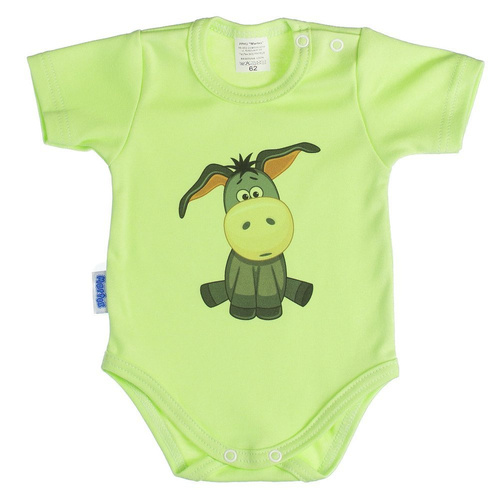 Body niemowlęce krótki rękaw Latarnik Martex szary