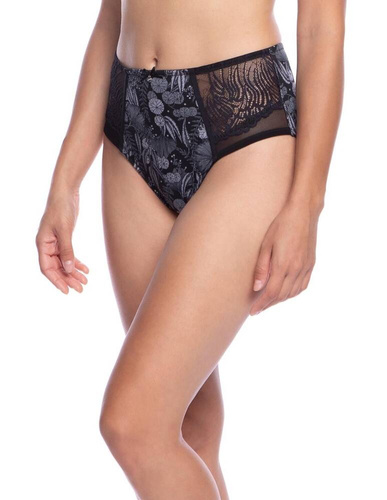 Figi Damskie L 1575 MD Midi Lama- czarny