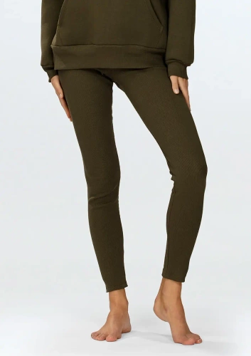 Legginsy długie Oseye Dkaren khaki