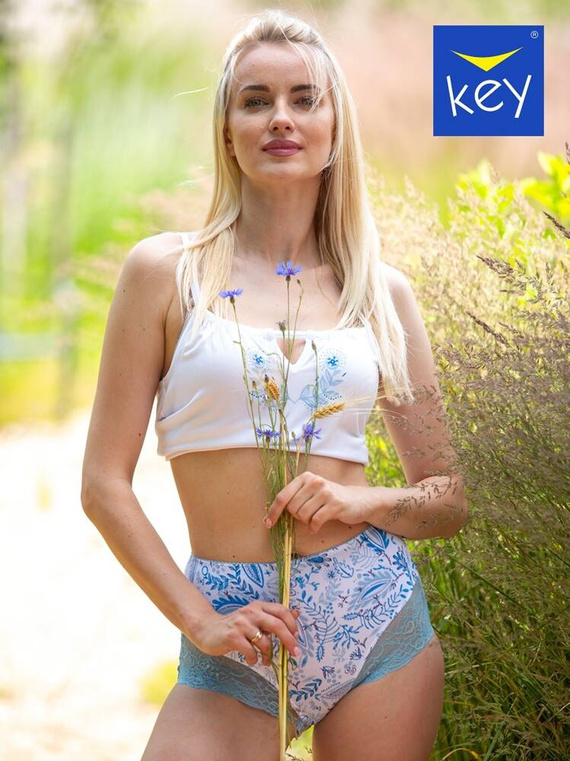 Figi damskie LPF 783  2-pak Key błękitny