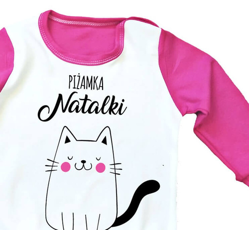 Piżama dziecięca z imieniem Kotek  Moocha 
