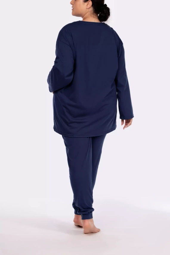 Piżama damska Homie longsleeve Mona navy