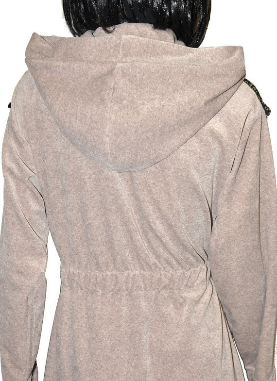 Szlafrok damski 497 Macarena Forex - beżowy melanż