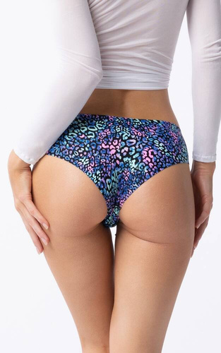 Figi damskie Illusion Simple Brasil Julimex - niebieski